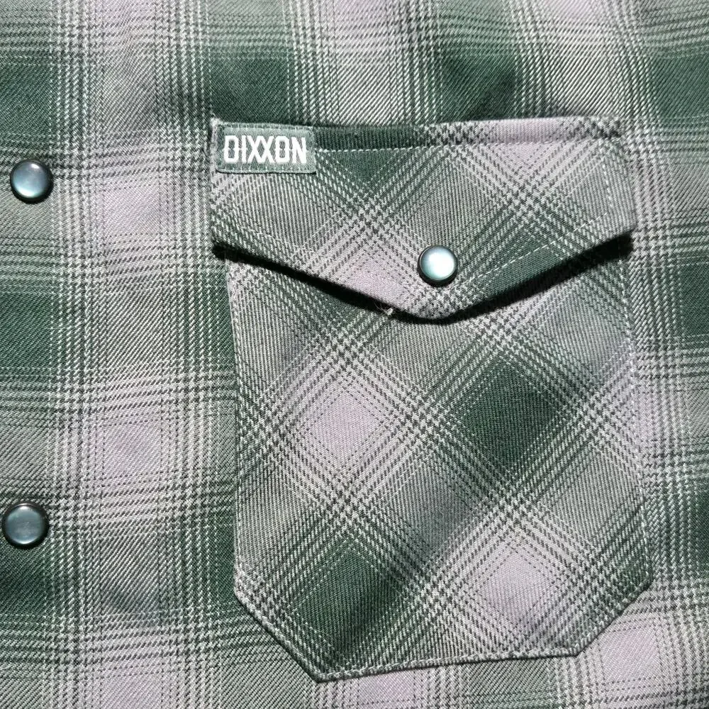 Dixxon Flannel Co "The Bixby 1" Men's XL Green Gray Long Sleeve Shirt - Picture 5 of 7